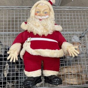 Vintage Santa Claus Doll in Red and White